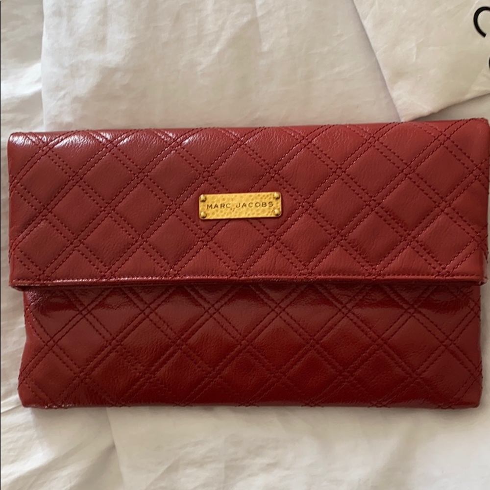 Marc jacobs Eugenia clutch with removable chain